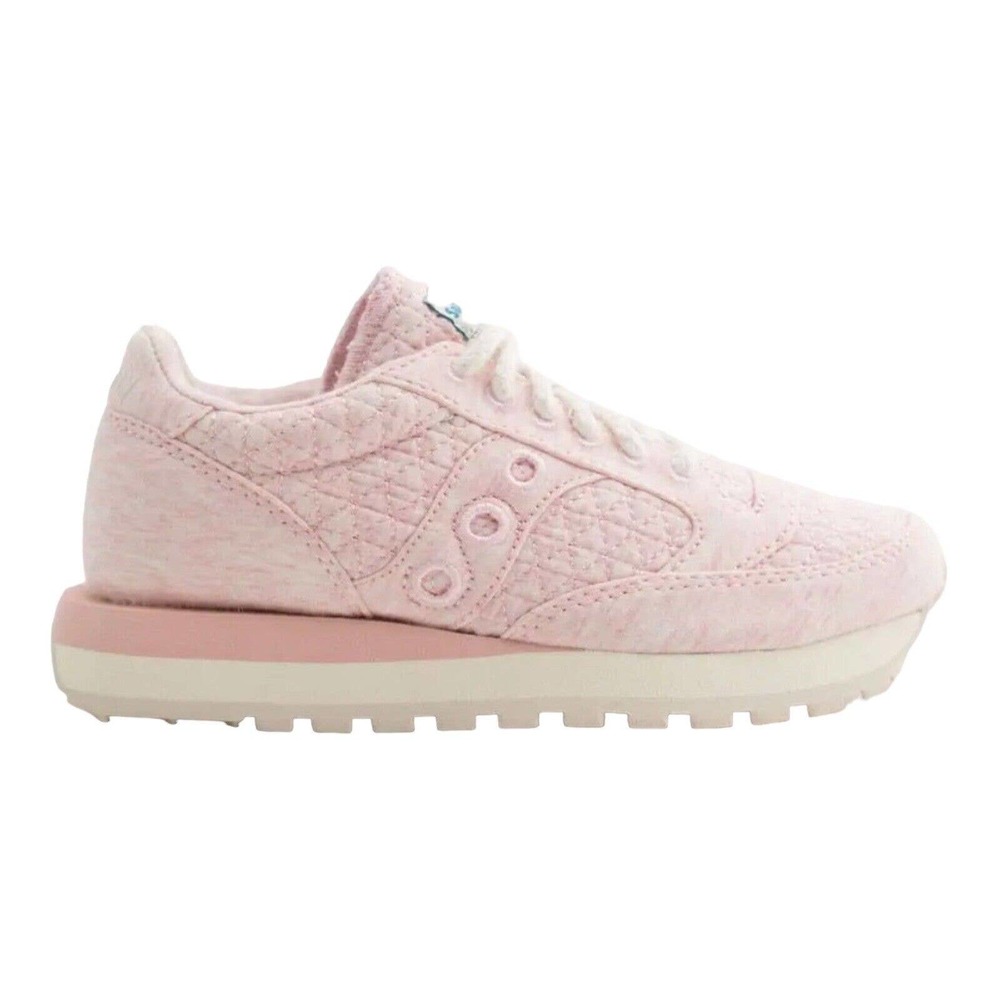 Saucony Jazz Low Pro Pink Quilted Jersey Heathered Sneakers Lifestyle Women 11.5
